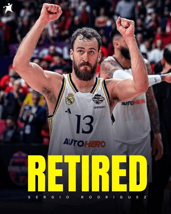 ️前NBA球员西班牙老将罗德里格斯宣布退役